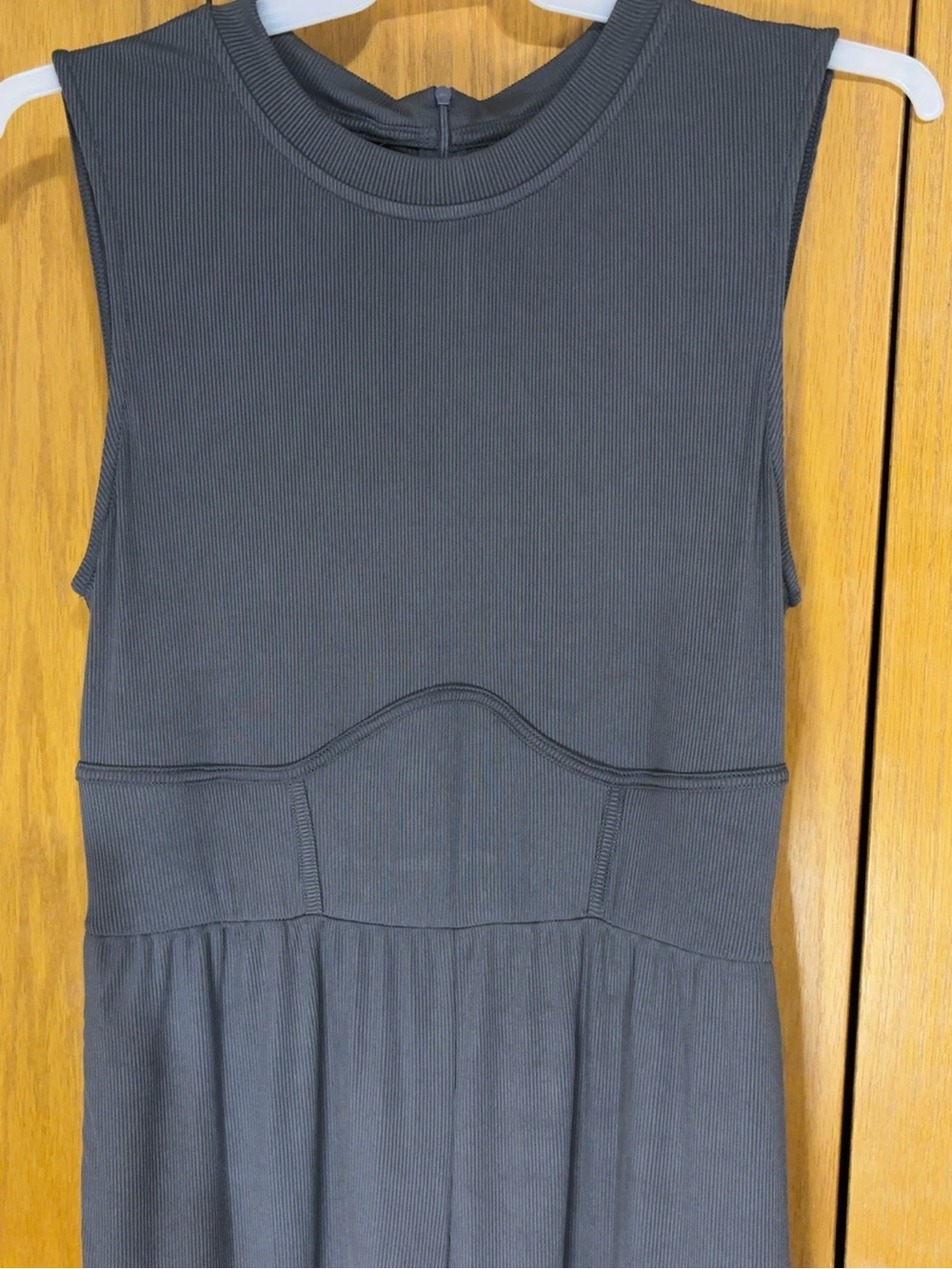 Cider Sleeveless Wide-Leg Jumpsuit in Charcoal Gray - Picture 3 of 10